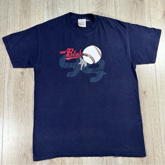 Vintage Y2K Nike Baseball T-shirt Size Medium - Picture 2 of 6